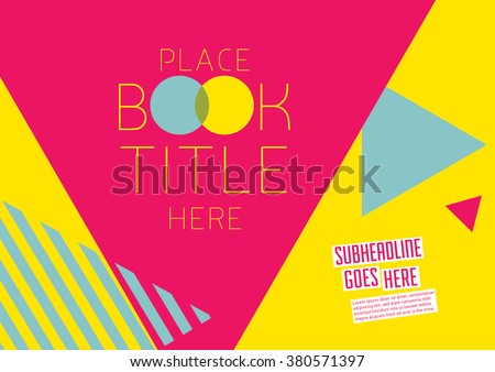 Brochure cover with background design/ Vector poster design/ Abstract background pattern/ Graphic design/ Book cover template/ Scrapbook design layout with geometrical pattern