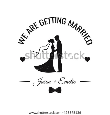 https://thumb1.shutterstock.com/display_pic_with_logo/2440169/428898136/stock-vector-wedding-invitation-vector-silhouette-bride-and-groom-wedding-couple-save-the-date-vector-428898136.jpg