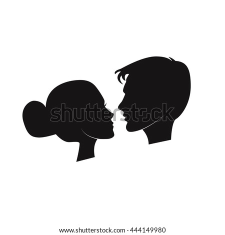 https://thumb1.shutterstock.com/display_pic_with_logo/2440169/444149980/stock-vector-silhouette-of-a-couple-about-to-kiss-elegant-silhouette-of-the-bride-and-groom-isolated-on-white-444149980.jpg