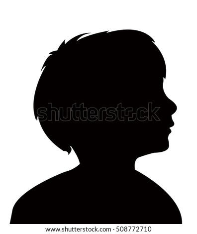 Silhouette Girls Head Stock Illustration 75565513 - Shutterstock