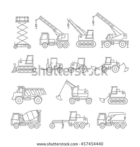 Heavy Equipment Icons Stock Images, Royalty-Free Images & Vectors ...