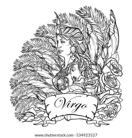 virgo tattoo stock images royalty free images u0026 vectors virgo tattoo stock images royalty free images u0026 vectors