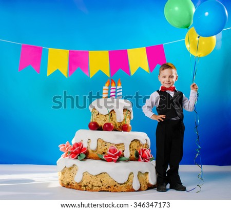 Child Birthday  Cake Stock Images Royalty Free Images 