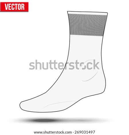 Socks Template Stock Images, Royalty-Free Images & Vectors | Shutterstock