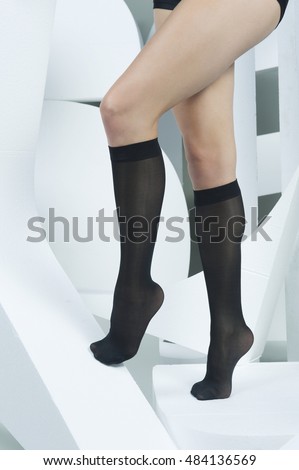 Using Nylon Beads Background Pantyhose Are A