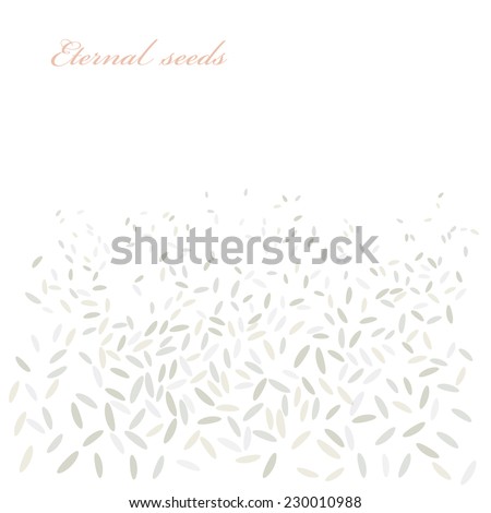 Rice vector background