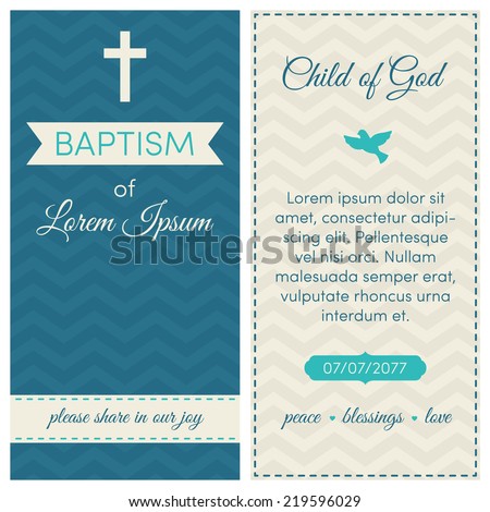 baptism card template