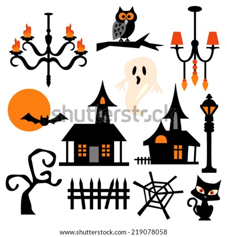Haunted house silhouette art project Haunted house silhouette art project