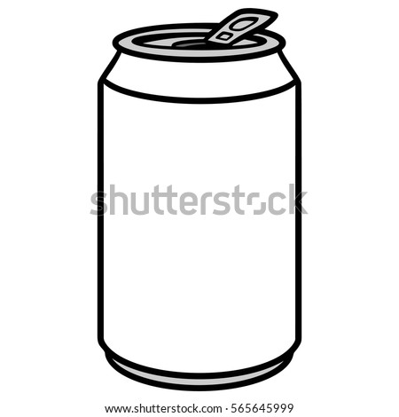 Download Soda Can Illustration Stock Vector 565645999 - Shutterstock