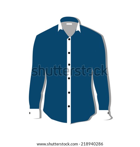 Illustration Tshirt Clothes Man Shirt Formal Stock Vector 218940286 ...