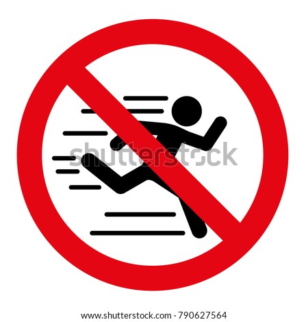 No Running Stock Images, Royalty-Free Images & Vectors | Shutterstock