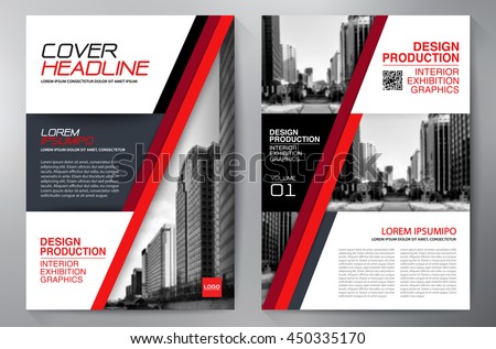 Business brochure flyer design a4 template. Vector illustration