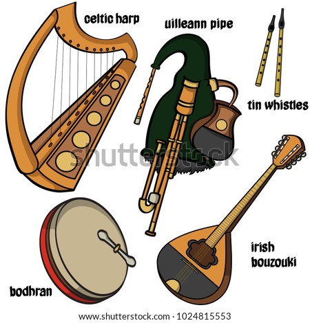 Irish Instruments Stock Images, Royalty-Free Images & Vectors ...