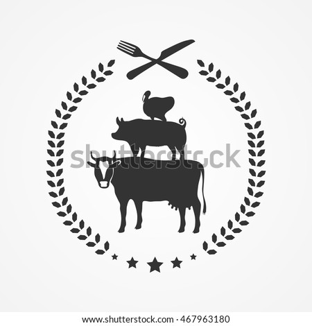 Vector Set Pet Grooming Labels Stock Vector 146755046 - Shutterstock