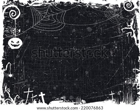 Textured Background Halloween Themed Frame Scary Stock Illustration Textured Background Halloween Themed Frame Scary Stock Illustration