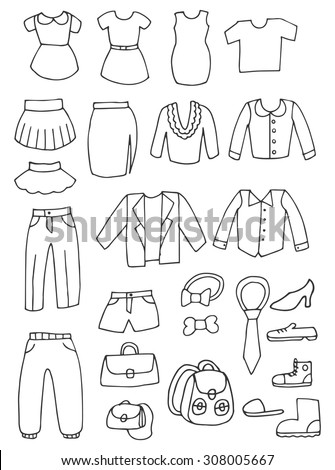 Cartoon Clothes Stock Images, Royalty-Free Images & Vectors | Shutterstock