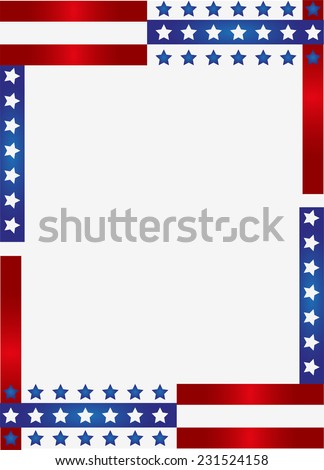 American Flag Border Stock Photos, Images, & Pictures | Shutterstock