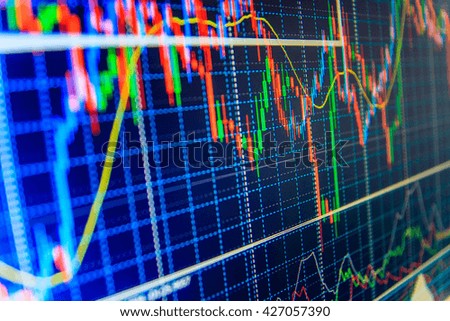 stock market graph on screen background stock photo download now live stock charts online