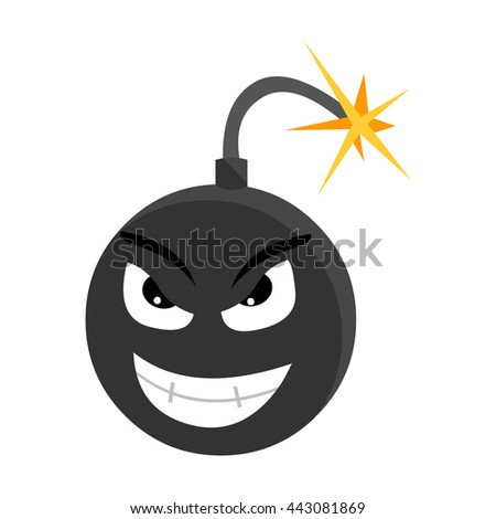 Bomb Icon Cartoon Stock Vector 443081869 - Shutterstock