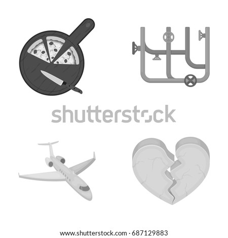 production, travel, hobby and other web icon in monochrome style.cold, gap, restaurant icons in set collection.