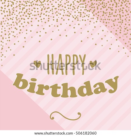 Happy Birthday Stock Vector 144520640 - Shutterstock