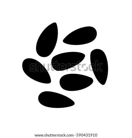 Download Black Animal Paw Print Isolated On Stock Vector 100194527 ...