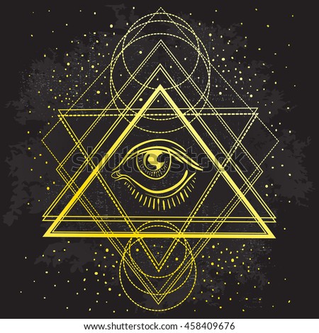 sacred geometry symbol all seeing eye stock vector vector all seeing eye symbol on stock vector 458409676 sacred geometry symbol all seeing eye stock vector vector all seeing eye symbol on stock vector 458409676
