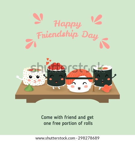 happy friendship day vector illustration cute stock vector hd friend day flyer