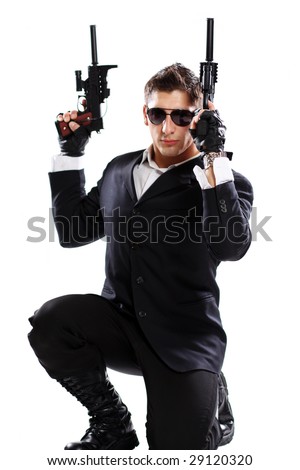 Black Man Holding Gun Stock Photos, Images, & Pictures | Shutterstock