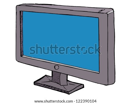 Computer Monitor Cartoon Stock Images, Royalty-Free Images & Vectors