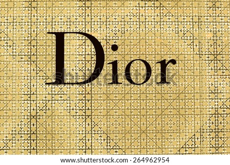 BANGKOK - March 17 2015: The sign of Dior at Dior store in Siam Paragon Bangkok, Thailand. It is a French company controlled and chaired by Bernard Arnault who also heads Louis Vuitton.