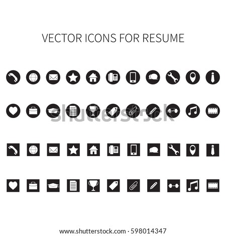 Resume Icon Stock Images, Royalty-Free Images & Vectors | Shutterstock