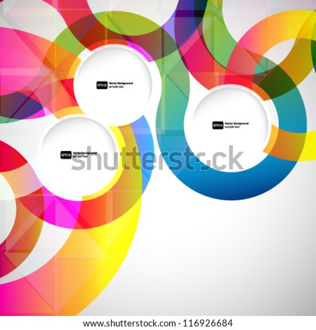 Abstract background with vector design elements.