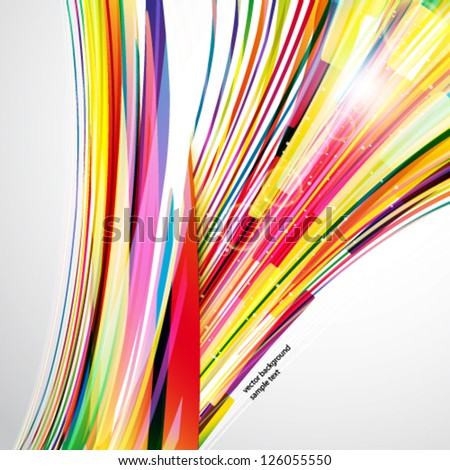 Abstract bright vector background. - stock vector