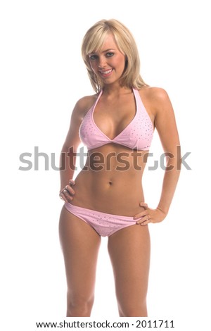hands on hips bikini sexy naked teen bush
