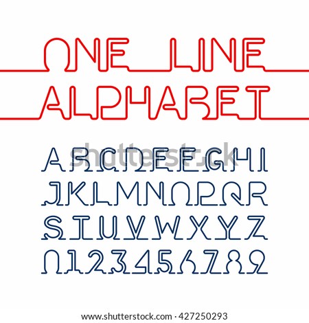 Single line font kostenlos