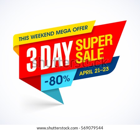 Super Sale This Weekend Special Offer Stock Vector 421175584 - Shutterstock