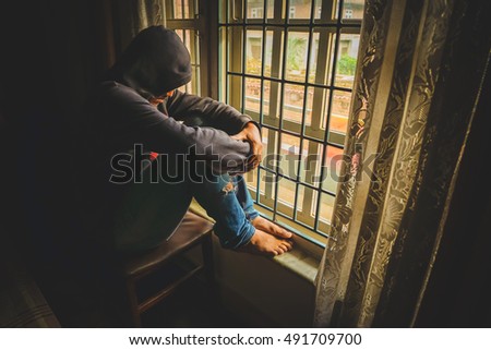 stock photo fear sadness abuse depression addiction selective focus 491709700