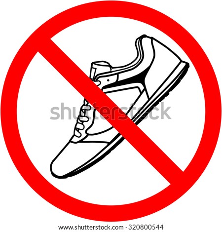 Shoe print symbol .Vector icon - stock vector