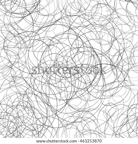 Seamless Line Messy Vector Stock Vector 463253870 - Shutterstock