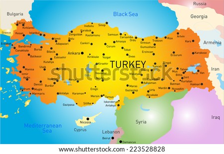 Timezone Map Vector Color Illustration Stock Vector 51468607 - Shutterstock