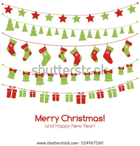 Christmas Borders Stock Vector 153605954 - Shutterstock