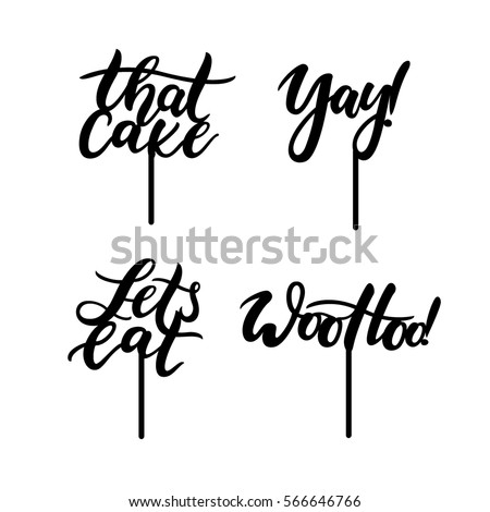 Wedding Cake Topper Vector