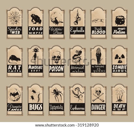 halloween labels