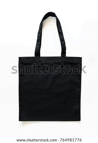 Download Black Canvas Tote Bag Mockup Fabric Stock Photo (Royalty ...