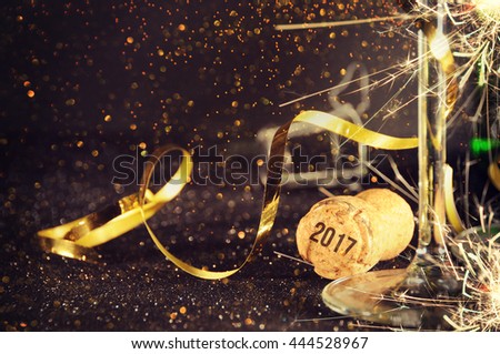 Champagne ready to bring in the New Year