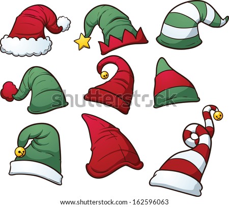 Christmas Elves Hat Clip Art