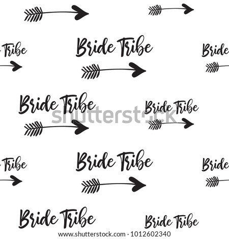 hen bachelorette party vector seamless pattern stock vector royalty