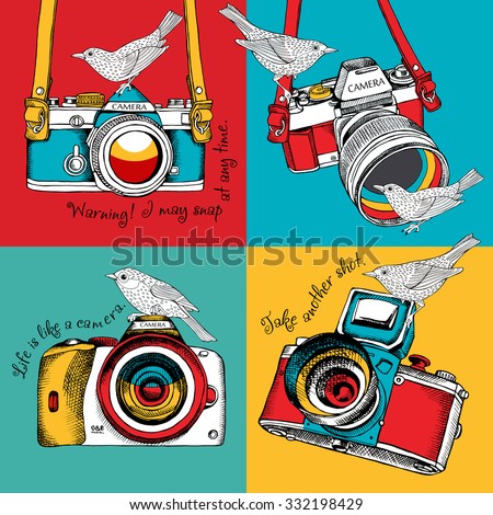 Bright Poster Style Pop Art Image Stock Vector 332198429 ...