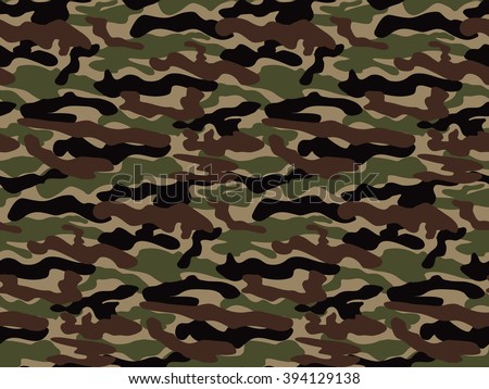 Army Camouflage Pictures Abstract Vector Military Camouflage Background. Seamless Camo Pattern for Army Clothing.